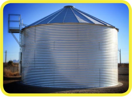 62,000 Gallon Metal Contain Rain Water Harvesting Tank from Rain Ranchers